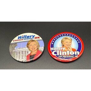 Hillary Clinton Presidential Campaign Buttons